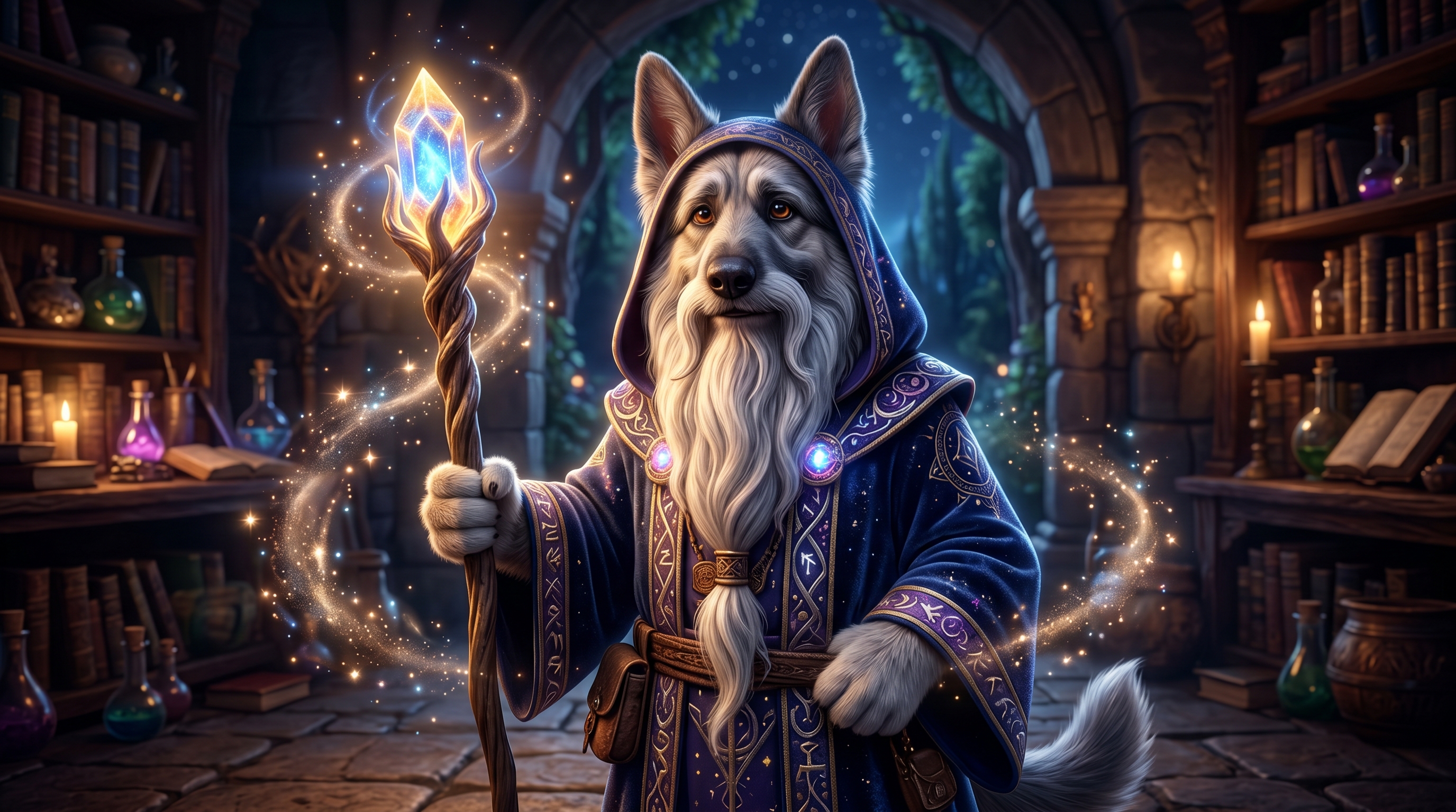 Merlin the Wizard Dog
