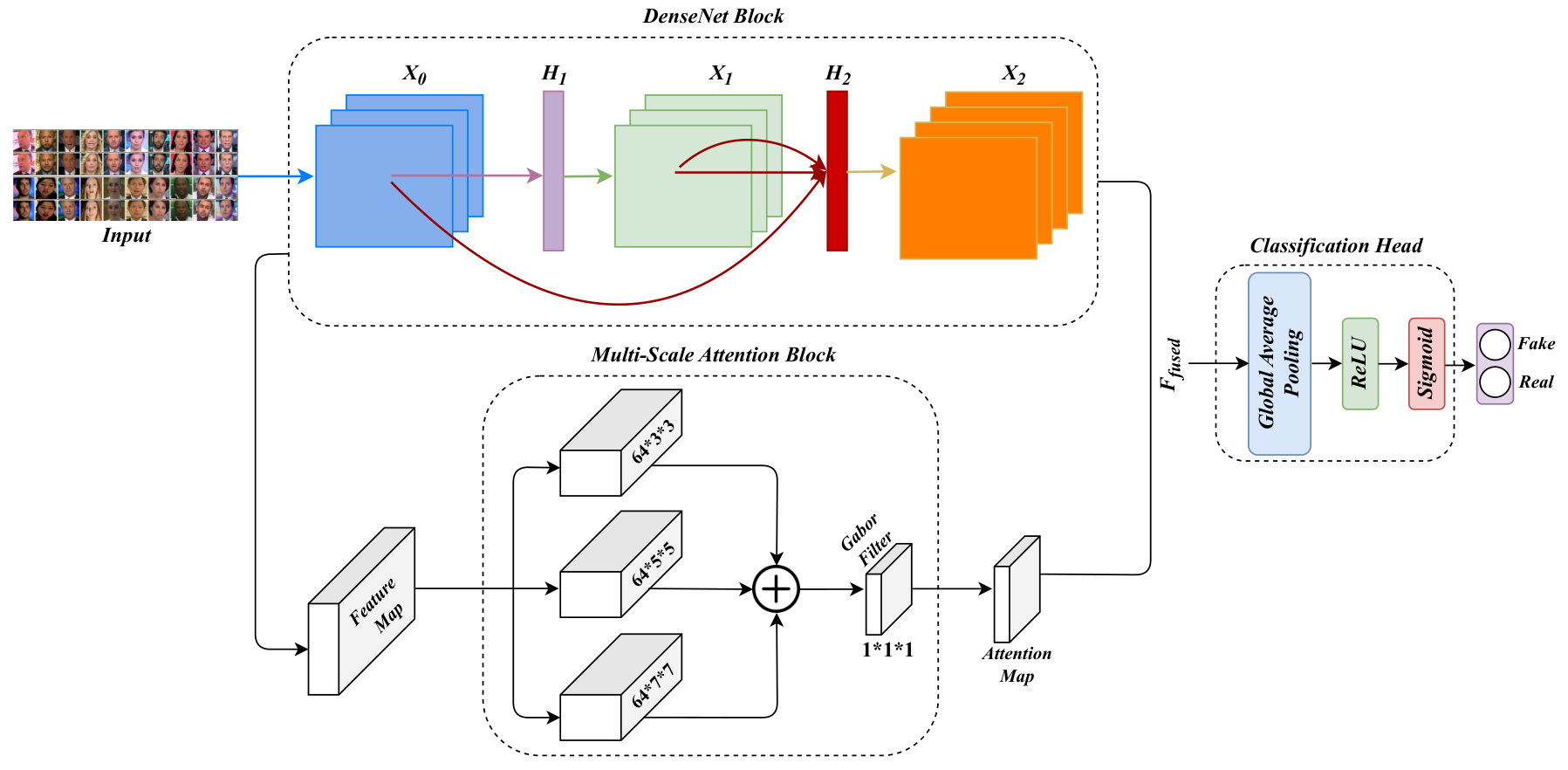 Architecture of the proposed DGAF-Net model